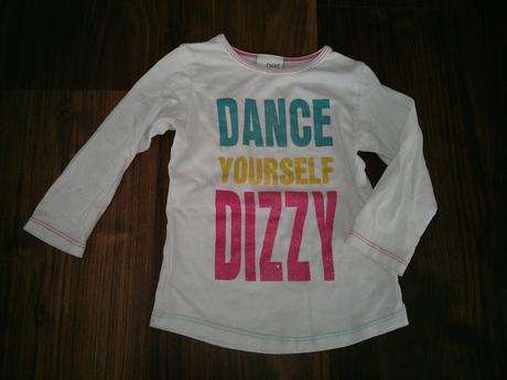 Bílé tričko s potiskem, next,80