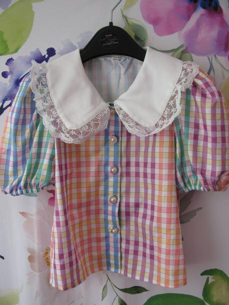 Dívčí letní halenka s límečkem, 134