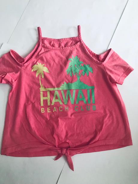 Triko crop top - v.cca 8-10 let, 134