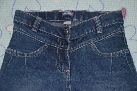 Džíny s vysokým sedem, výšivkou, regulace, lupilu,116