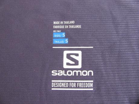 Funkční fialové elastické triko salomon, salomon,s