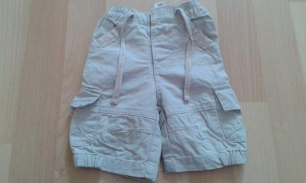 Kraťasy - sv. šedé, vel. 3 měs., st. bernard,68