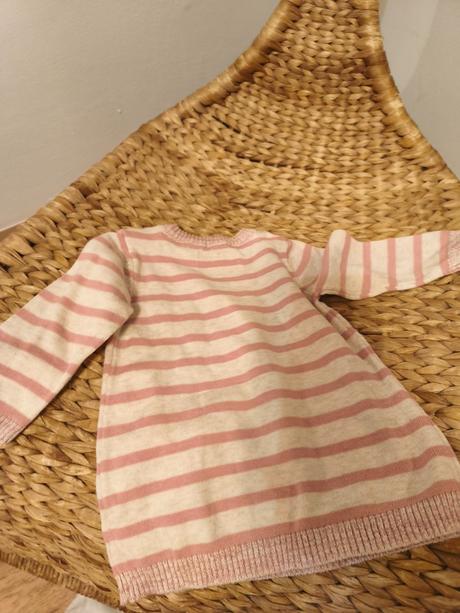 Svetrové šaty se zajíčky, primark,68