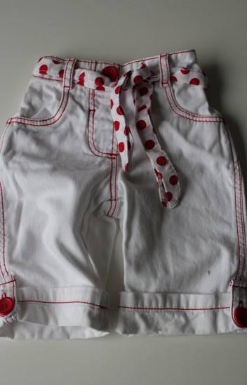 Bílé plátěné kalhoty, george,62