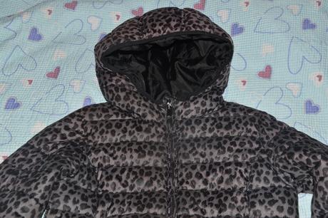 158 164 prošívaná bunda gepardí potisk, 164