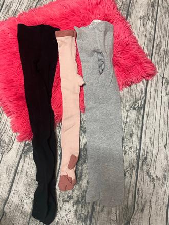 Dívčí punčocháče h&m a lupilu 3x 98/104, h&m,98