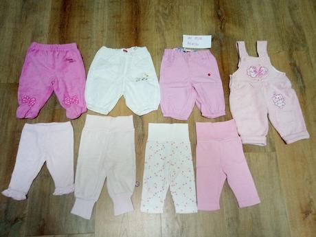 8xkalhoty,legíny, h&m, name it, next ... 50-56, h&m,56