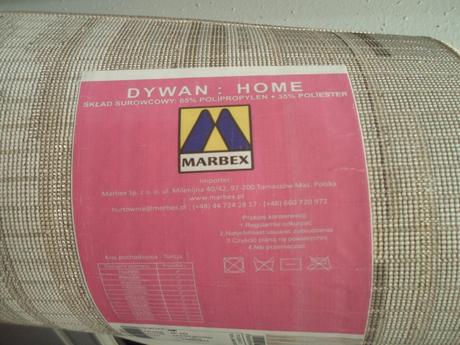 Krémový hnědý kusový koberec - 133 x 190, 