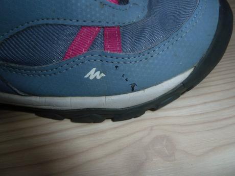 Turistické boty, nepromokavé, decathlon, 33