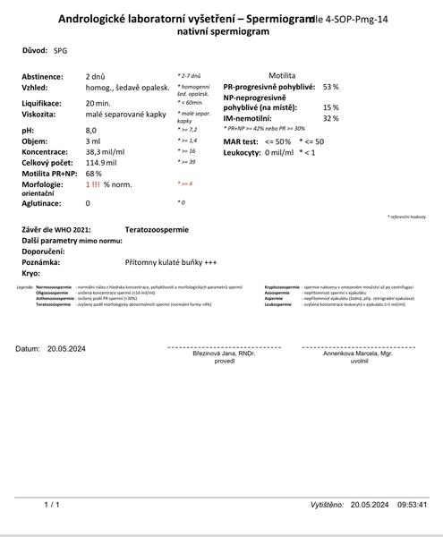 Zkušenosti s teratozoospermií: Šance na otěhotnění?