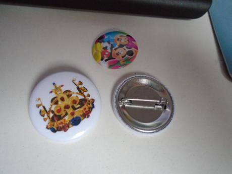 Odznak placka korunka mickey koruna česká 3ks,
