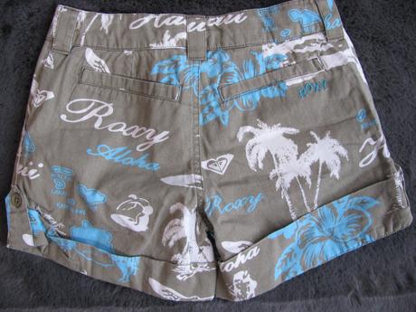 Bavlněné sv.khaki kraťasy - roxy, roxy,140