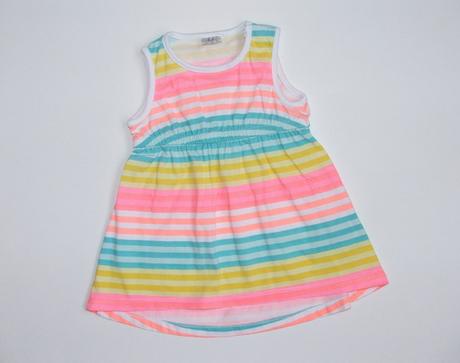 J550 pruhované šaty vel. 68, f&f,68