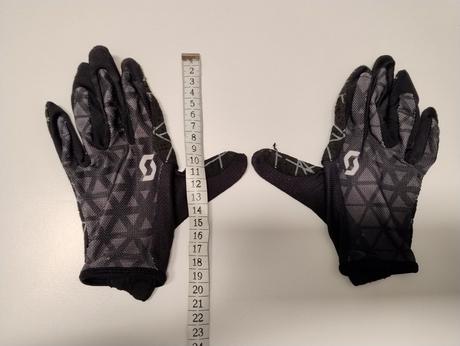 Dlouhé cyklistické rukavice scott vel. xs iii, scott,140