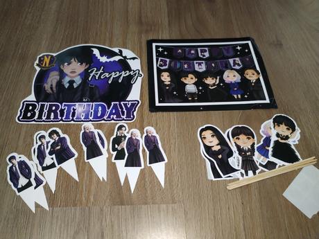 Wednesday výzdoba narozeninová,