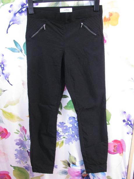 Dámské černé strečové kalhoty essentials, 38