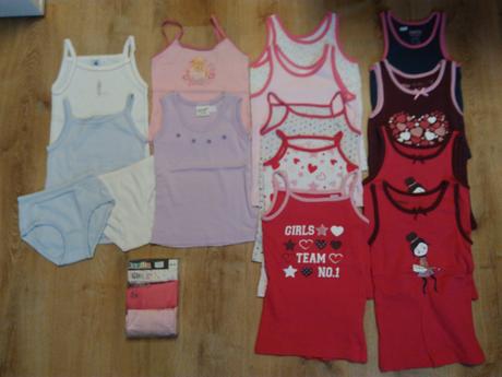 6x tílko/nátělník, 98/104,lupilu,petit bateau,wolf, lupilu,104