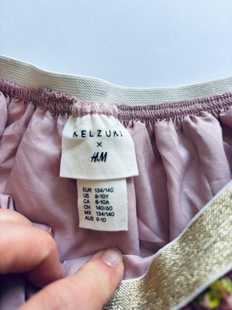 Sukně flitrová - v.134, h&m,134