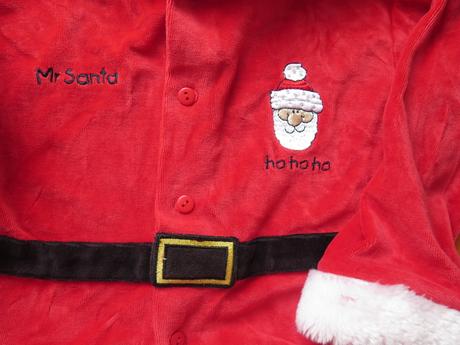 Kostým santy + klapky na uši, 