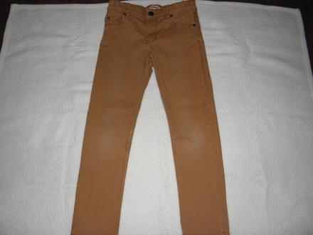 Hnědé rifle / džíny zn. h&m vel.122, h&m,122