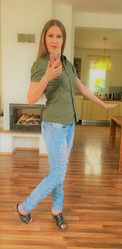 Khaki halenka vel m/l, trf, l