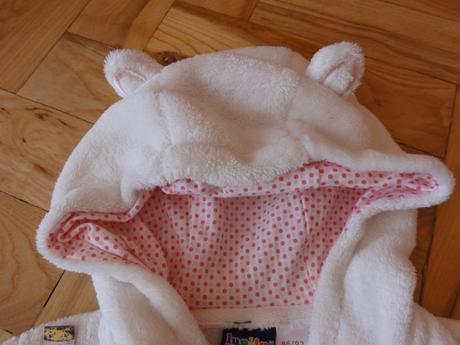 Bílá mikina se srnečkem 86/92, lupilu,86