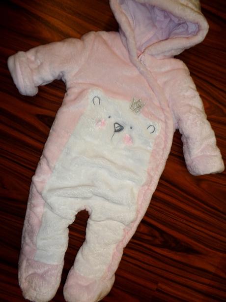 Překrásná hodně teplá zimní kombinéza, f&f,80