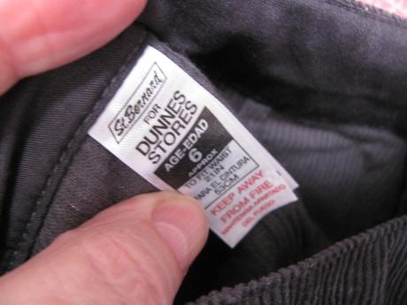 Dívčí manšestrová šedá minisukně, st. bernard,116