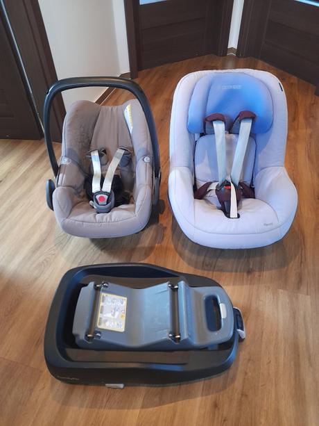 Kombinace maxi cosi pebble (0-13kg), pearl (9-18kg, maxi cosi