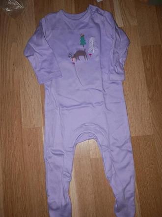 Fialový overal 74, marks & spencer,74