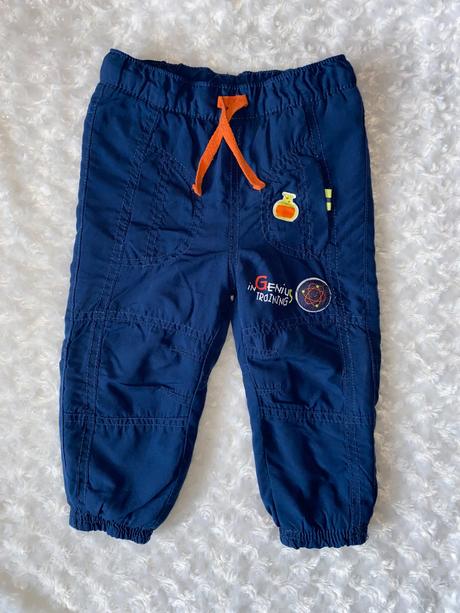 Modré zateplené kalhoty ergee, ergee,86