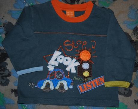 Frajerské tričko mini mode s autem vel. 86, mini mode,86