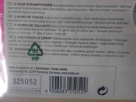 3x punčocháče barevné, vel. 74/80, tchibo,74