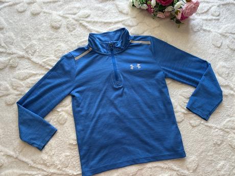 K6/ nádherně funkční triko na zip - v.5/6 let, under armour,116