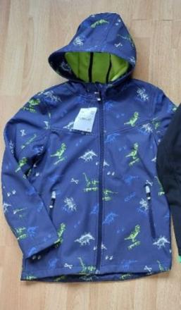 Softshellová bunda, dino, přechodová, 140, c&a,140