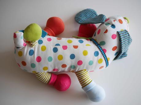 Polštářek pro hru na bříšku, pejsek mamas & papas, 