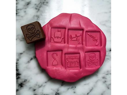 Otiskávací kostka - pirátská, 