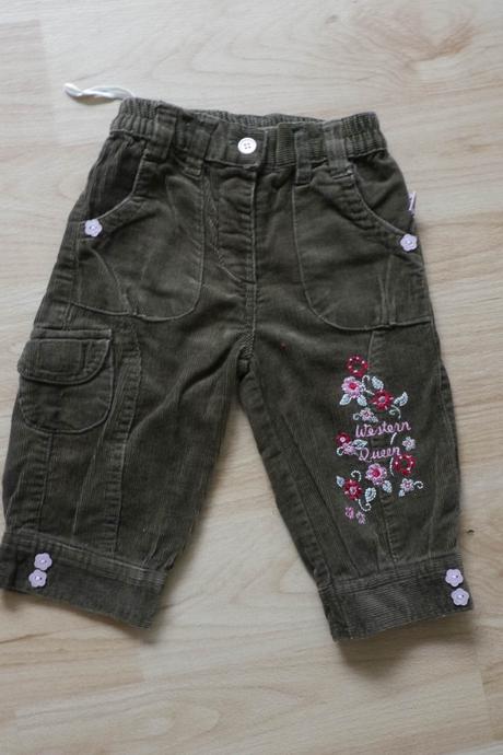 Manzestrove kalhoty hnede 68, 68