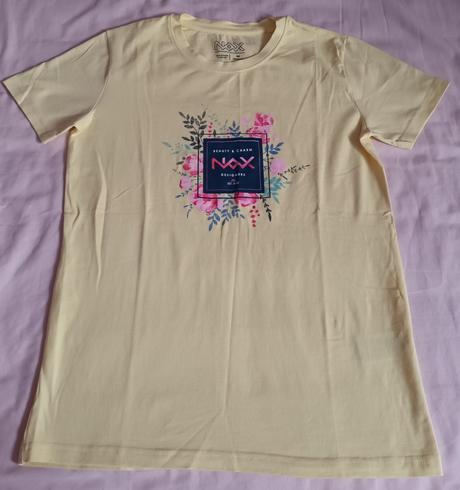 Dívčí/dámské triko žluté krátký rukáv nax, m