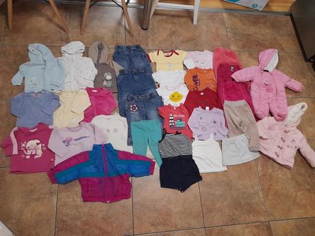 Dívčí set/balík, vel. 74, 68–80