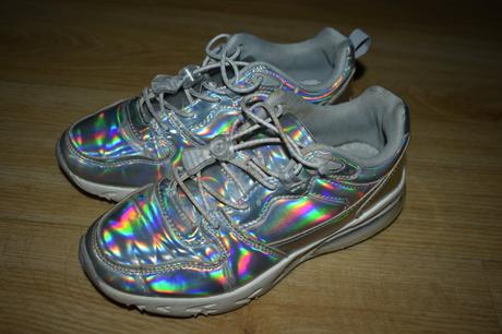 Stříbrné třpytivé tenisky reserved, velikost 34, reserved,34