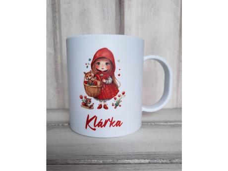 Dětský plastový hrnek jméno a obrázek na přání, 