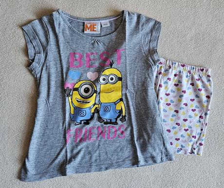 Dětské dvojdílné krátké pyžamo mimoni, 98/104, 98