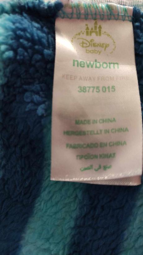 Župan micro fleece tygřík(newborn), disney,56