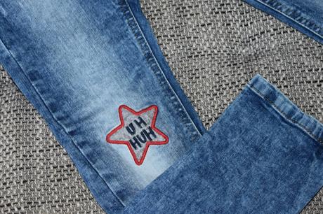 Džíny next s výšivkami, kol 2018, 110, next,110