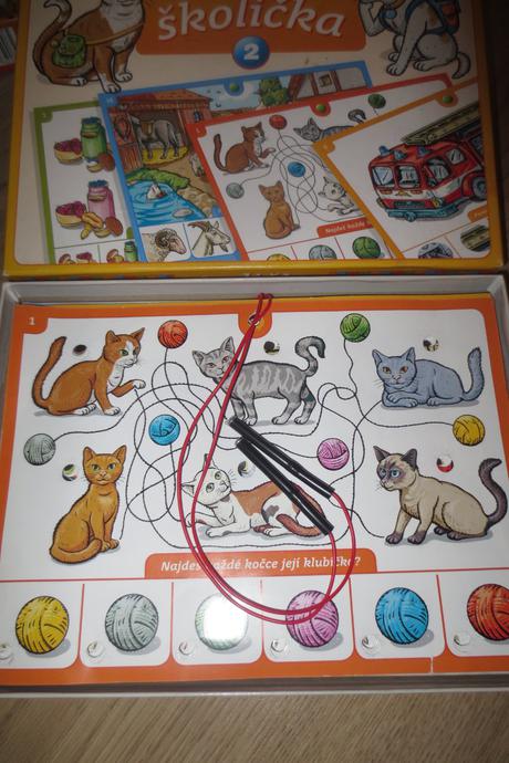 2x školička 1 a 2 elektronická hra pro předškoláky,