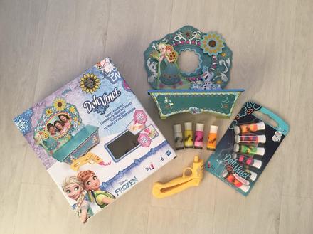 Kreativní sada pro dívky doh vinci - frozen,