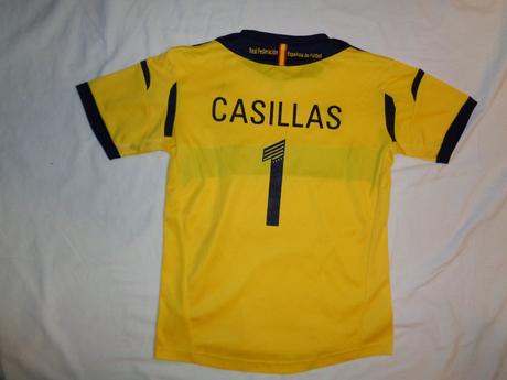 Luxusní žlutomodré sportovní tričko, 152