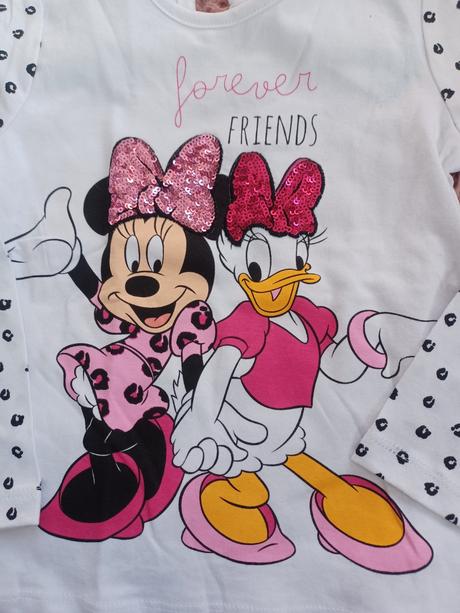 Tričko minnie a daisy s flitry, disney,92
