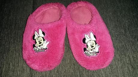 Chlupaté domácí bačkory s minnie vel. 30, disney,30